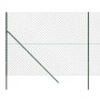 Cerca de alambre verde 2x10 m
