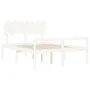 Cama para personas mayores con cabecero madera maciza 140x190cm de vidaXL, Camas y somieres - Ref: Foro24-3195527, Precio: 17...