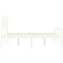 Bed for seniors with solid wood headboard 140x190cm by vidaXL, Beds and slatted bases - Ref: Foro24-3195527, Price: 173,43 €,...