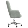Sillón de relax de terciopelo gris claro