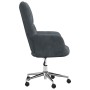 Sillón de relax de terciopelo gris oscuro