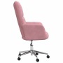 Sillón de relax de terciopelo rosa