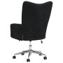 Sillón de relax de terciopelo negro