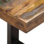 Bank aus massivem Recyclingholz und Stahl, 110 cm von vidaXL, Bänke für Hallen und Lager - Ref: Foro24-286458, Preis: 121,70 ...