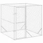Zwinger für den Außenbereich Stahl verzinkt silber 2x2x2 m von vidaXL, Hundehütten und Zäune - Ref: Foro24-153674, Preis: 166...