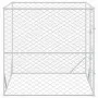 Zwinger für den Außenbereich Stahl verzinkt silber 2x2x2 m von vidaXL, Hundehütten und Zäune - Ref: Foro24-153674, Preis: 166...