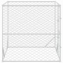 Zwinger für den Außenbereich Stahl verzinkt silber 2x2x2 m von vidaXL, Hundehütten und Zäune - Ref: Foro24-153674, Preis: 175...