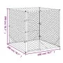 Zwinger für den Außenbereich Stahl verzinkt silber 2x2x2 m von vidaXL, Hundehütten und Zäune - Ref: Foro24-153674, Preis: 166...