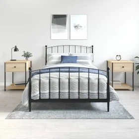 Nightstands 2 pcs engineered wood Sonoma oak 44x45x58 cm by vidaXL, Nightstands - Ref: Foro24-825846, Price: 71,40 €, Discoun...