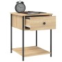 Nachttische, 2 Stück, Holzwerkstoff, Sonoma-Eiche, 44 x 45 x 58 cm von vidaXL, Nachttische - Ref: Foro24-825846, Preis: 72,26...