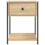 Nachttische, 2 Stück, Holzwerkstoff, Sonoma-Eiche, 44 x 45 x 58 cm von vidaXL, Nachttische - Ref: Foro24-825846, Preis: 72,26...