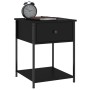 Nightstands 2 pcs engineered wood black 44x45x58 cm by vidaXL, Nightstands - Ref: Foro24-825844, Price: 74,32 €, Discount: %