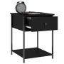 Mesitas de noche 2 uds madera de ingeniería negro 44x45x58 cm de vidaXL, Mesitas de noche - Ref: Foro24-825844, Precio: 73,41...
