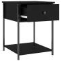 Mesitas de noche 2 uds madera de ingeniería negro 44x45x58 cm de vidaXL, Mesitas de noche - Ref: Foro24-825844, Precio: 73,41...