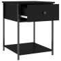 Nightstands 2 pcs engineered wood black 44x45x58 cm by vidaXL, Nightstands - Ref: Foro24-825844, Price: 74,32 €, Discount: %
