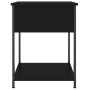 Nightstands 2 pcs engineered wood black 44x45x58 cm by vidaXL, Nightstands - Ref: Foro24-825844, Price: 74,32 €, Discount: %