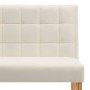 Cremefarbene Samtbank 140 cm von vidaXL, Bänke für Hallen und Lager - Ref: Foro24-288577, Preis: 259,50 €, Rabatt: %