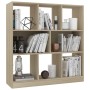 Oak-colored plywood shelf 97.5x29.5x100 cm by vidaXL, Bookcases and shelves - Ref: Foro24-800174, Price: 70,75 €, Discount: %