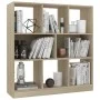 Regal aus eichenfarbenem Sperrholz, 97,5 x 29,5 x 100 cm von vidaXL, Bücherregale und Regale - Ref: Foro24-800174, Preis: 68,...