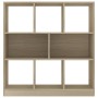 Regal aus eichenfarbenem Sperrholz, 97,5 x 29,5 x 100 cm von vidaXL, Bücherregale und Regale - Ref: Foro24-800174, Preis: 70,...