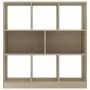 Regal aus eichenfarbenem Sperrholz, 97,5 x 29,5 x 100 cm von vidaXL, Bücherregale und Regale - Ref: Foro24-800174, Preis: 68,...