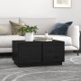 Couchtisch aus massivem schwarzem Kiefernholz, 80 x 50 x 40 cm von vidaXL, Couchtisch - Ref: Foro24-814423, Preis: 68,35 €, R...