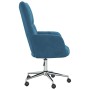 Sillón de relax de terciopelo azul