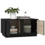 Solid black pine wood coffee table 80x50x40 cm by vidaXL, Coffee table - Ref: Foro24-814423, Price: 68,35 €, Discount: %