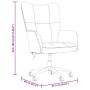 Sillón de relax de terciopelo azul