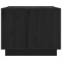 Couchtisch aus massivem schwarzem Kiefernholz, 80 x 50 x 40 cm von vidaXL, Couchtisch - Ref: Foro24-814423, Preis: 68,35 €, R...