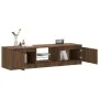TV-Schrank mit LED-Leuchten Eiche braun 140x40x35,5 cm von vidaXL, TV-Möbel - Ref: Foro24-822683, Preis: 87,75 €, Rabatt: %