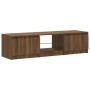 TV-Schrank mit LED-Leuchten Eiche braun 140x40x35,5 cm von vidaXL, TV-Möbel - Ref: Foro24-822683, Preis: 89,30 €, Rabatt: %