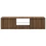 TV-Schrank mit LED-Leuchten Eiche braun 140x40x35,5 cm von vidaXL, TV-Möbel - Ref: Foro24-822683, Preis: 87,75 €, Rabatt: %