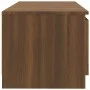 TV-Schrank mit LED-Leuchten Eiche braun 140x40x35,5 cm von vidaXL, TV-Möbel - Ref: Foro24-822683, Preis: 87,75 €, Rabatt: %