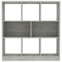 Concrete gray plywood bookcase 97.5x29.5x100cm by vidaXL, Bookcases and shelves - Ref: Foro24-800175, Price: 74,32 €, Discoun...