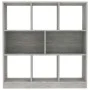 Concrete gray plywood bookcase 97.5x29.5x100cm by vidaXL, Bookcases and shelves - Ref: Foro24-800175, Price: 76,50 €, Discoun...