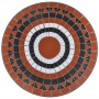 Terracotta and white mosaic terrace bistro table, 60 cm. by vidaXL, Garden tables - Ref: Foro24-41534, Price: 85,53 €, Discou...