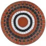 Terracotta and white mosaic terrace bistro table, 60 cm. by vidaXL, Garden tables - Ref: Foro24-41534, Price: 88,46 €, Discou...