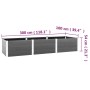 Graues WPC-Gartenbett 300x100x54 cm von vidaXL, Töpfe und Pflanzgefäße - Ref: Foro24-318101, Preis: 483,94 €, Rabatt: %