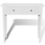 Dressing table console table with two white drawers by vidaXL, Side tables - Ref: Foro24-241145, Price: 124,15 €, Discount: %