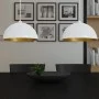 Deckenleuchte 2 Stück weiß halbkugelförmig höhenverstellbar von vidaXL, Lampen - Ref: Foro24-241114, Preis: 58,61 €, Rabatt: %