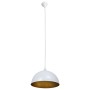 Lámpara de techo 2 uds altura ajustable semiesférica blanca de vidaXL, Lámparas - Ref: Foro24-241114, Precio: 59,56 €