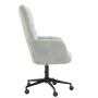 Sillón de relax de terciopelo gris claro