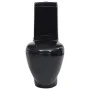 Inodoro redondo de cerámica flujo hacia abajo negro de vidaXL, Baños - Ref: Foro24-3059889, Precio: 255,66 €, Descuento: %
