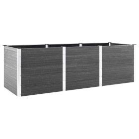 Gray WPC garden bed 300x50x91 cm by vidaXL, Pots and planters - Ref: Foro24-318100, Price: 539,16 €, Discount: %