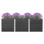 Arriate de jardín WPC gris 300x50x91 cm de vidaXL, Maceteros y jardineras - Ref: Foro24-318100, Precio: 538,92 €, Descuento: %
