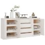 Auxiliary cabinet, 3 units, solid white pine wood by vidaXL, Sideboards - Ref: Foro24-3094813, Price: 300,21 €, Discount: %