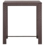 Garden bar set 5 pieces with brown synthetic rattan cushions by vidaXL, Garden sets - Ref: Foro24-3094783, Price: 425,02 €, D...