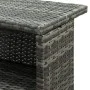 3-teiliges Garten-Barmöbel-Set und graue synthetische Rattankissen von vidaXL, Gartensets - Ref: Foro24-3094808, Preis: 347,6...