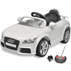 Coche de juguete con mando blanco modelo Audi TT RS